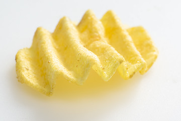 Image showing One appetizing potato chips