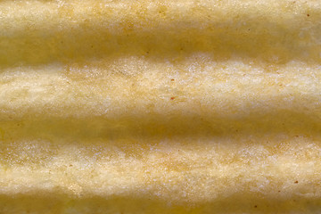 Image showing Texture of corrugated potato chips