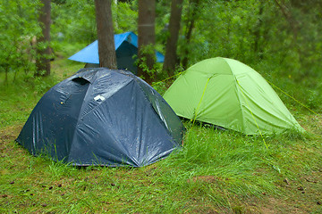 Image showing camping outdoor