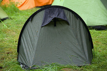 Image showing camping outdoor