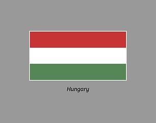 Image showing flag of hungary