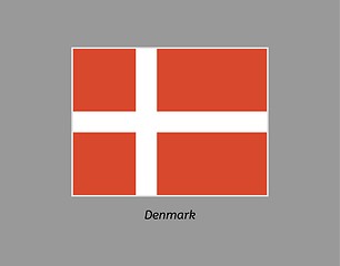 Image showing flag of denmark