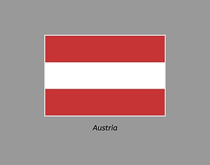 Image showing flag of austria