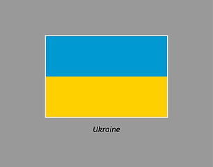 Image showing flag of ukraine