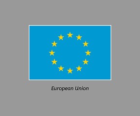 Image showing flag of european union