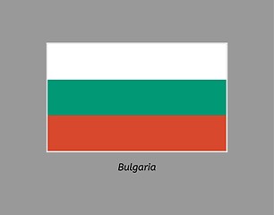 Image showing flag of bulgaria