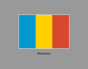 Image showing flag of romania