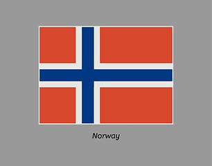 Image showing flag of norway