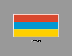Image showing flag of armenia