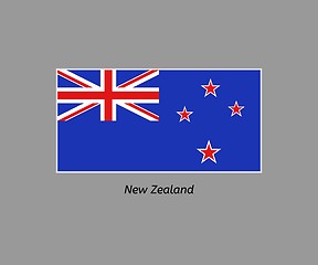 Image showing flag of new zealand