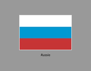 Image showing flag of russia