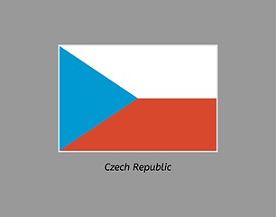 Image showing flag of czech republic