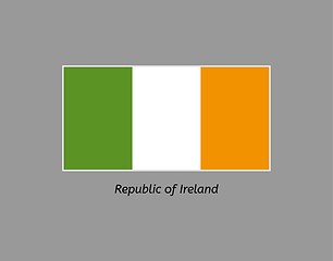 Image showing flag of republic of ireland