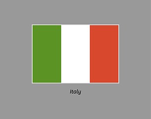 Image showing flag of italy