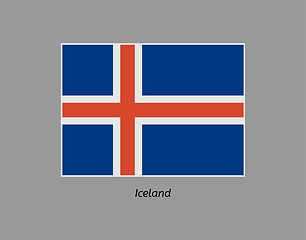 Image showing flag of iceland