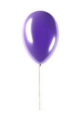 Image showing party violet balloon