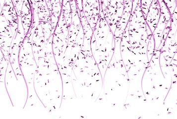 Image showing falling pink confetti