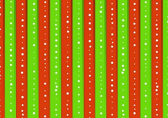 Image showing christmas background with green and red stripes