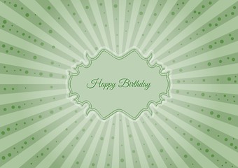 Image showing Decorative birthday label