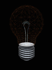 Image showing lamp. 3D illustration