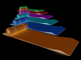 Image showing karemats. 3D illustration