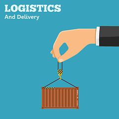 Image showing Logistics and Delivery Concept