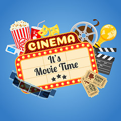 Image showing Cinema and Movie time