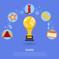 Image showing Cinema Award Concept