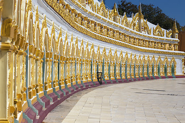 Image showing Umin Thounzeh temple in myanmar