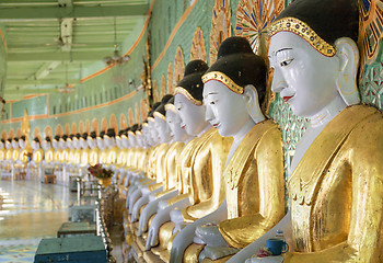 Image showing Umin Thounzeh temple in myanmar