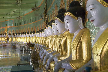 Image showing Umin Thounzeh temple in myanmar