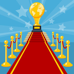 Image showing red carpet award