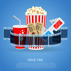 Image showing Cinema and Movie time