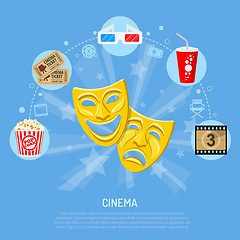 Image showing Cinema and Movie time