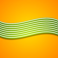 Image showing Abstract wavy stripes background