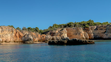 Image showing Prainha in Algarve Portugal