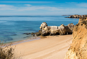 Image showing Praia da Rocha in Portimao, Algarve