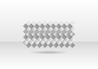 Image showing Abstract grey geometric tech design