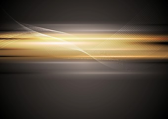 Image showing Abstract bright glowing background