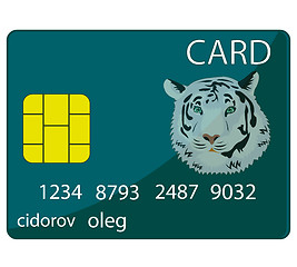 Image showing Bank card on white