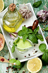 Image showing Fresh Pesto Sauce