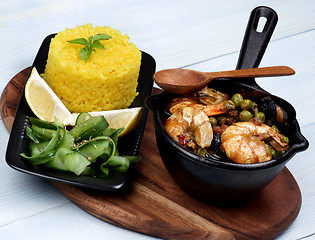 Image showing Delicious Seafood Curry