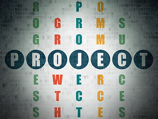 Image showing Business concept: Project in Crossword Puzzle