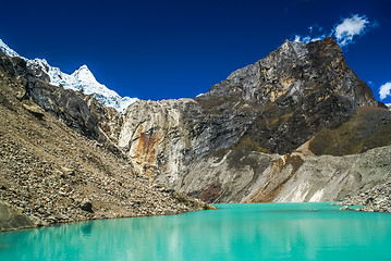 Image showing Lagoon and Alpamayo