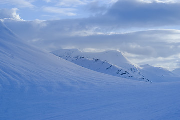 Image showing Snow in Volda