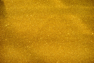 Image showing Gold Glitter Sparkle Background