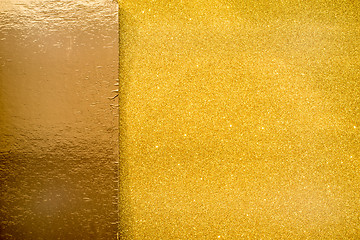 Image showing Gold Glitter Sparkle Background