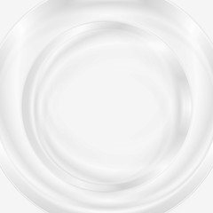 Image showing Grey abstract smooth circle background