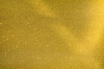 Image showing Gold Glitter Sparkle Background