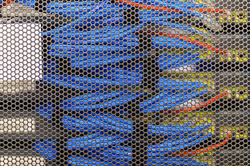 Image showing Lan cable in Cambridge Server Rack